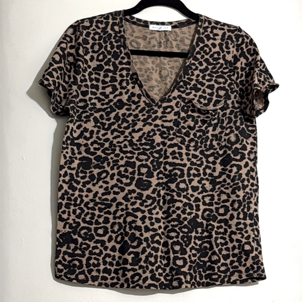 Socialite animal print top